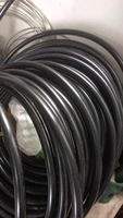 Tuyau en polyéthylène haute densité (HDPE) 20-63 mm, tube d'irrigation flexible, tuyau d'eau en plastique noir pour système agricole