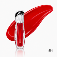 Gloss à lèvres de haute qualité, logo personnalisable, non collant, à la céramide, imperméable, végan, design tendance, gloss à lèvres en marque privée, 5 couleurs