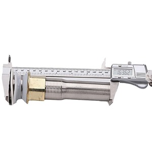 Válvula de Desagüe para Lavabo de Acero Inoxidable de 17 cm, Níquel Cepillado, Diseño Minimalista de una Pieza - Product Image 2