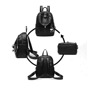 Da Pu Nữ Ba Lô Nữ Thời Trang Túi Du Lịch Dung Tích Lớn Ba Lô Học Sinh Ba Lô Hàn Quốc Dành Cho Nữ - Product Image 2