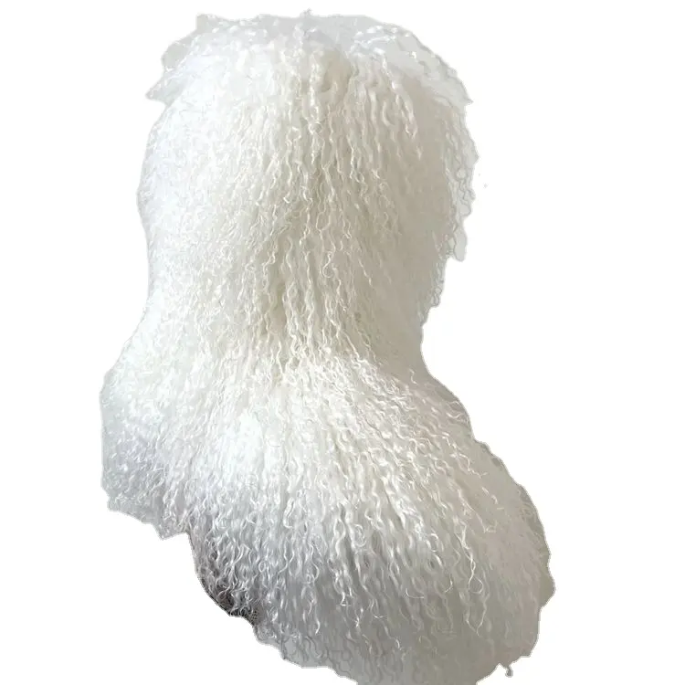 Stivali invernali da donna in vera pelliccia di pecora bianca a basso costo di fabbrica 2022