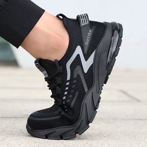 <span class=keywords><strong>Scarpe</strong></span> <span class=keywords><strong>Antinfortunistiche</strong></span> GUYISA Nuove alla Moda, Traspiranti, in Tessuto Volante, Suole in Gomma Resistenti all'Usura, <span class=keywords><strong>Scarpe</strong></span> da Lavoro per Esterni con Punta in Acciaio - Product Image 4