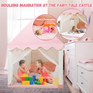 Nuovo Design gioco <span class=keywords><strong>tenda</strong></span> al coperto bambino casa della ragazza casa da sogno castello <span class=keywords><strong>per</strong></span> bambini di natale compleanni - Product Image 4