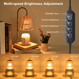 Retro <strong>Lantern</strong> Wax <strong>Candle</strong> Melting Warmer Light Glass Aromatherapy Burner Fragrance Electric <strong>Candle</strong> Warmer Lamp Heater Bedroom - Product Image 5