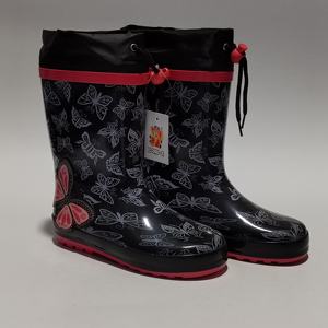 Bottes de <span class=keywords><strong>pluie</strong></span> pour enfants en gros, doublure chaude, bottes Wellington, coloris, col, bottes de <span class=keywords><strong>pluie</strong></span> - Product Image 4