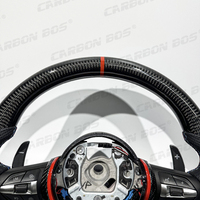Volant de voiture en fibre de carbone véritable pour BMW Série F, Série 3, Série 5, M3, M4, M5, F06, F12, F13, F01, F02, F03, F91, F92, F93, F20, F30, F80