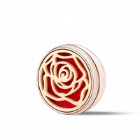 Femmes hommes broche cadeau enfant bijoux Badge personnalisé en acier inoxydable boucle magnétique médaillon aromathérapie diffuseur Clip broche