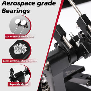 อุปกรณ์เสริมกลองเบสคุณภาพสูง แบบขับเคลื่อนโดยตรง (Direct Drive) คู่ ทำจากอะลูมิเนียมอัลลอย สำหรับเครื่องดนตรี - Product Image 5