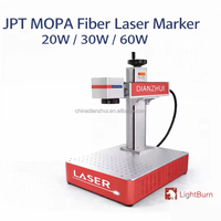Machine portative d'inscription de laser de fibre 50W/60W graveur léger pour l'étiquetage pour l'acier
