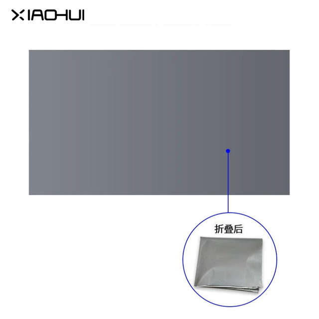 Xiaohui Simple Anti-Light Metal HD 4K Projection Screen Portable Home Theater Foldable 16:9 Format Punching