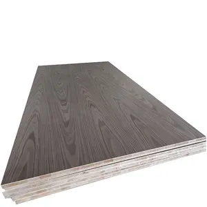 Tablero de bloque de madera de álamo de melamina, para muebles y decoración/tablero de bloqueo, 3mm, 15mm