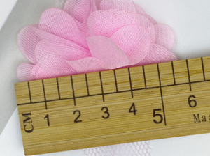 Hiasan Bunga Sifon 6Cm Hiasan Roset Potong Bunga <span class=keywords><strong>Shabby</strong></span> Cantik Aksesori Rambut Anak Bayi DIY 10 Yard/Lot