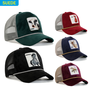 Wholesale Farm <b>Animal</b> Series Trucker <b>Hat</b> Unisex Mesh Baseball Cap Custom Logo Embroidery Applique Casual Adjustable 5-Panel <b>Hat</b> - Product Image 3