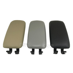 Audi A3 8P Center Armrest <b>Box</b> Cover Black Leather <b>Storage</b> Compartment Top Lid 03-12 - Product Image 5