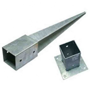Ancre de tige carrée en acier métal Q235, Support de clôture en <span class=keywords><strong>bois</strong></span> - Product Image 2