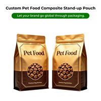 Sac de transport pour animaux de compagnie en nylon personnalisé, sac à fermeture éclair personnalisé, sac long personnalisé imperméable pour aliments pour animaux, sac de rangement personnalisé pour aliments pour animaux