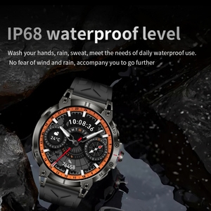 Akıllı saat mAh büyük pil ile 2025 760 1.85 inç ekran BT çağrı pusula erkekler açık spor Smartwatch ile el feneri - Product Image 5