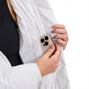 Comfortable women Puffer <b>Jackets</b> Solid Color Winter Warm Stylish women Puffer <b>Jacket</b> Made In Pakistan - Product Image 6