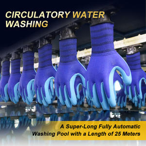 XINGYU 13g قفازات أمان مطاطية من اللاتكس معاد تدويرها بنقش في الحديقة قفازات أمان لحماية أعمال الحديقة - Product Image 3