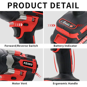 Juego <span class=keywords><strong>de</strong></span> llaves <span class=keywords><strong>de</strong></span> <span class=keywords><strong>impacto</strong></span> eléctricas DIY, herramientas recargables sin escobillas, <span class=keywords><strong>llave</strong></span> dinamométrica automática inalámbrica, destornillador eléctrico con batería <span class=keywords><strong>de</strong></span> 21V - Product Image 4