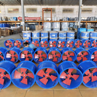 Ventilateur axial d'extraction industriel à longue durée de vie 380V 8000CFM 1000m3/h pour l'évacuation de fumée dans les cuisines et ateliers d'usine
