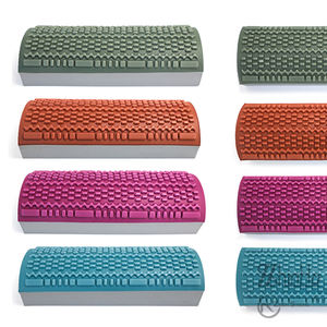 Zhensheng2024新デザインカスタムカラーEVA + TPE半円マッサージフォームローラーハーフラウンドマッサージローラーブルー - Product Image 6