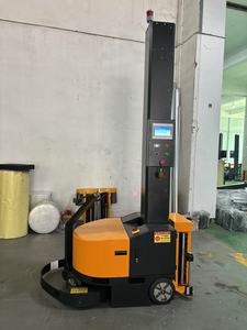 Tự động màu xanh và màu vàng khay quanh co Máy Robot Pallet gói YT-600 tự hành quanh co máy bao bì - Product Image 4