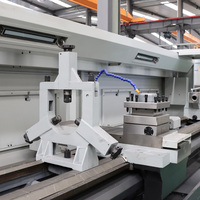 Tour CNC horizontal CE ISO9001 WOJIE CK6163, portée de 660 mm, longueur de 1500 mm, pour le traitement de grandes brides et de tuyaux métalliques