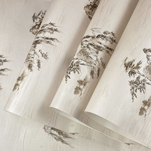 <span class=keywords><strong>Papier</strong></span> <span class=keywords><strong>peint</strong></span> de <span class=keywords><strong>style</strong></span> chinois rétro nordique, en tissu non tissé, adapté aux chambres à coucher, aux salons, aux salles de thé - Product Image 6