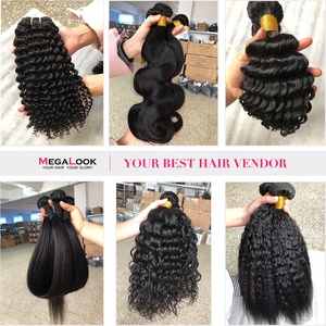Cheveux Indiens Bruts <span class=keywords><strong>MEGALOOK</strong></span> Directement d'Inde, Vierge, Ondulés, 100% Cheveux Humains, Non Traités, Cuticules Alignées - Product Image 3