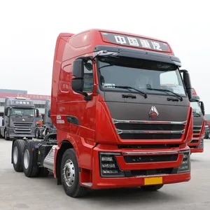 시노트럭 하우 트랙터 371hp 375hp 40 50 60 100 톤 사용 10 휠러 6*4 사용 하우 트랙터 헤드 트럭