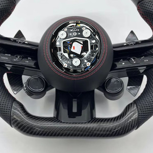 Volant en fibre de carbone pour Mercedes-Benz W206 W213 G500 G350 G55 G63 W205 W222 W204, passage du modèle ancien au nouveau - Product Image 2