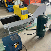 Machine de tri optique à jet haute vitesse 12 kW pour fragments de bouteilles en plastique, avec pulvérisateur anti-corrosion et trieuse de formes pour MRF
