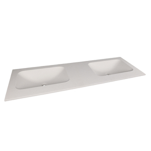 DCT OA097 Lavabo de Baño Moderno de Acrílico Compuesto de Alta Gama para Uso en Hoteles y Restaurantes, Ecológico e Impermeable - Product Image 1