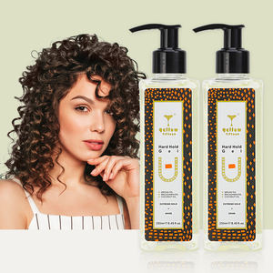 Gel Fijador para Cabello 4c, Fijación Extra Fuerte, Sin Enjuague, 250 ml, Precio de Fábrica, Marca Blanca, Amarillo Quince - Product Image 1