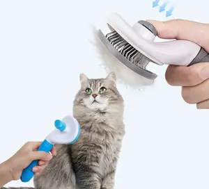 فرشاة لإزالة شعر الكلاب والحيوانات الأليفة مشط لتنظيف القطط والكلاب فرشاة تنظيف ذاتية لتنظيف الحيوانات الأليفة