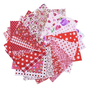 50 Piezas de Tela de Algodón 100%, 10x10 cm, con Estampado de Flores y Puntos, para Manualidades, Muñecas <span class=keywords><strong>Tilda</strong></span>, Costura y Accesorios - Product Image 2
