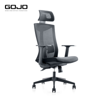 Kursi Kantor Eksekutif Desain Modern Grosir dengan Sandaran Tangan 4D Ergonomis, Kursi Putar untuk Meja Komputer dengan Fitur Pendingin