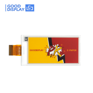 Écran E-Ink 4 couleurs GDEY0266F51 de 2,66 pouces, noir, blanc, rouge, jaune, faible consommation d'énergie, écran E-Paper pour étiquettes de prix numériques ESL pour la vente au détail - Product Image 1