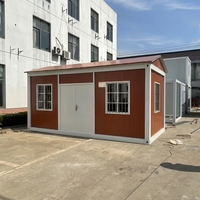 Casa Prefabricada de Lujo Minimalista, Estructura Contenedor, Transpirable, Portátil, Pequeña, para Campamento, Hotel, Apartamento, Villa, Escuela
