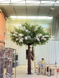 S0259 Top qualité en gros décoration restaurant hall <span class=keywords><strong>arbre</strong></span> vert artificiel grand <span class=keywords><strong>clémentine</strong></span> banyan faux ficus <span class=keywords><strong>arbre</strong></span> pour <span class=keywords><strong>de</strong></span> - Product Image 4