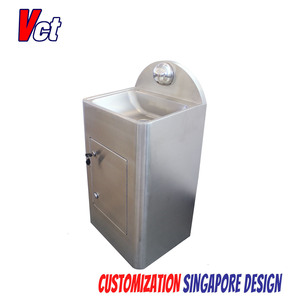 VICTORY Évier à mouvement extérieur en acier inoxydable robuste Évier en inox pour hôtel et restaurant Utilisation hospitalière Autres fournitures - Product Image 5