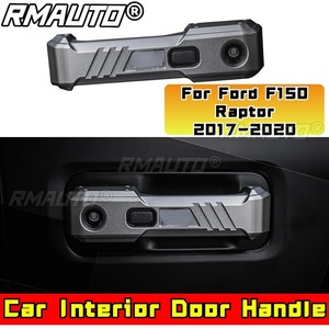Accessoires extérieurs pour Ford F150 Raptor 2017-2020, kit de poignées de porte intérieures, poignée intérieure noire, pièce de modification - Product Image 1