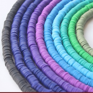 Miss Luv - Cuentas Redondas de Arcilla Polimérica de 6 mm, Coloridas, Tipo Heishi, para Hacer Pulseras, Collares y Joyería - Product Image 5