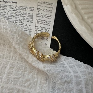 Anillo de Alambre Trenzado Retro Italiano Francés, Plata de Ley S925 con Microincrustaciones, Diseño de Boca Abierta, Anillo de Nicho Simple y Moderno - Product Image 1