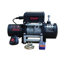 Treuil électrique moderne tout-terrain 12V de haute qualité 10t avec câble métallique pour applications automobiles