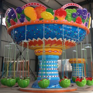 Sillas Voladoras de 16-36 Asientos, Atracciones para Parques de Diversiones con Temática de Sandía, Materiales Duraderos de Fibra de Vidrio, Metal y Acero, en Venta - Product Image 4