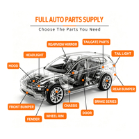 Pièces détachées et kits de carrosserie complets pour BYD Yuan PLUS en stock, accessoires pour véhicules