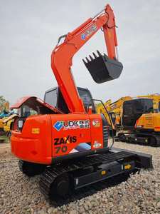 Excavatrice amphibie Hitachi ZX70-6A utilisée en stock, composants de base du Japon, moteur de pompe à moteur, boîte de vitesses, modèle 7ton 2022 testé - Product Image 2