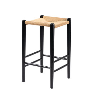 High Quality Modern Hand Knitting <strong>Foot</strong> <strong>Stool</strong> <strong>Rattan</strong> Wooden <strong>Stool</strong> for Living Rooms - Product Image 2